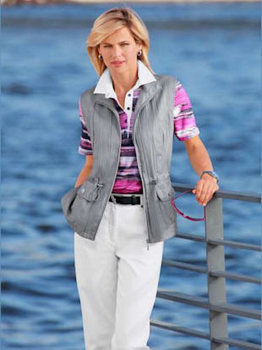 Gilet long qualité froissée tendance - Witt - Modalova