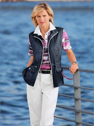 Gilet long qualité froissée tendance - Witt - Modalova