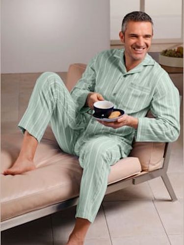 Pyjama flanelle tissée, grattée à l'intérieur et à l'extérieur - Comte - Modalova