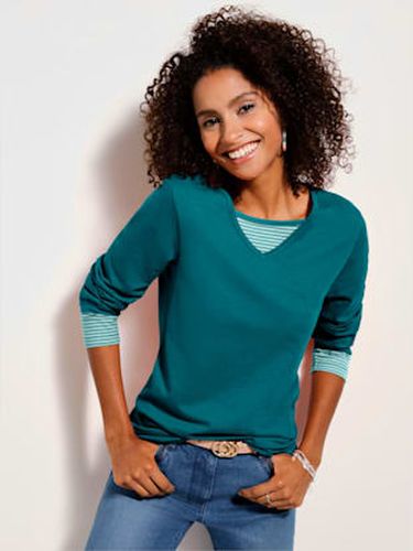 T-shirt à manches longues empiècement rayé décontracté - Witt - Modalova