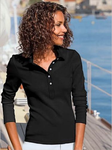 Polo à manches longues pur coton - Witt - Modalova