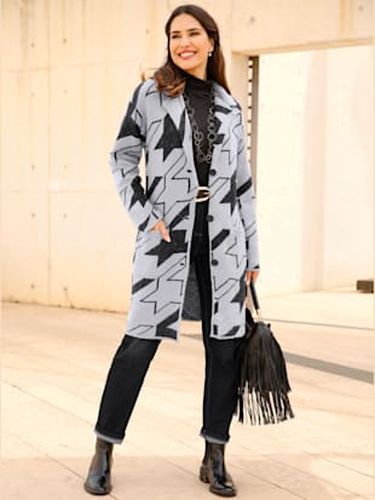 Manteau en tricot motif pied-de-poule - Witt - Modalova