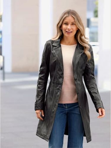 Manteau en cuir cuir agneau nappa doux - Mainpol - Modalova