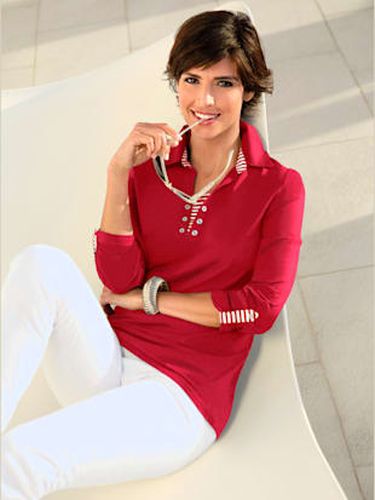 T-shirt à manches 3/4 aspect 2 en 1 - Collection L - Modalova