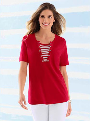 T-shirt à manches courtes œillets décoratifs - Witt - Modalova