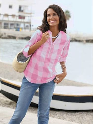 Chemisier décontracté aux manches retroussables - Collection L - Modalova