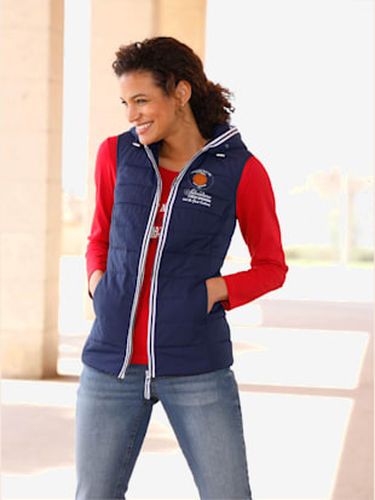 Gilet à capuche matelassage déco - Collection L - Modalova
