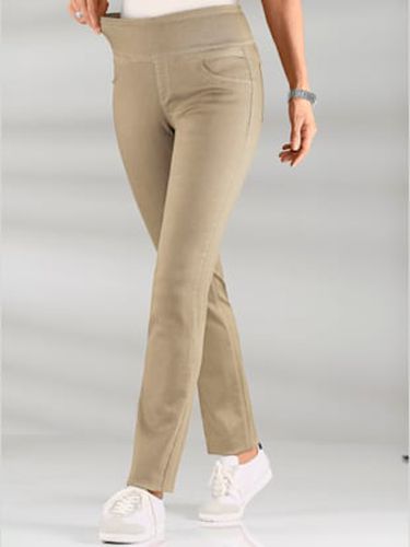 Pantalon avec ceinture large élastique et poches - Collection L - Modalova