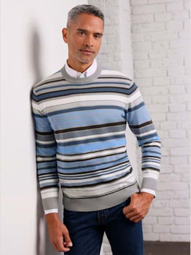 Pull encolure ronde joli motif à rayures - Witt - Modalova