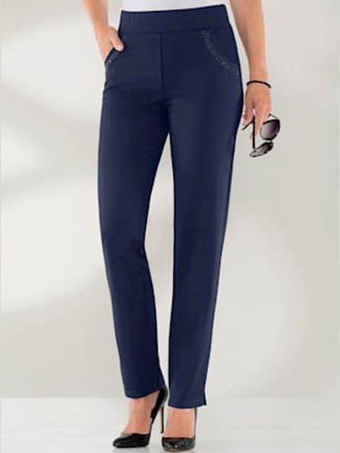 Pantalon en jersey large ceinture élastique - Fair Lady - Modalova