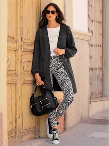 Veste longue en tricot coupe longue tendance - Witt - Modalova