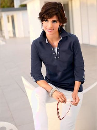 T-shirt à manches 3/4 aspect 2 en 1 - Collection L - Modalova