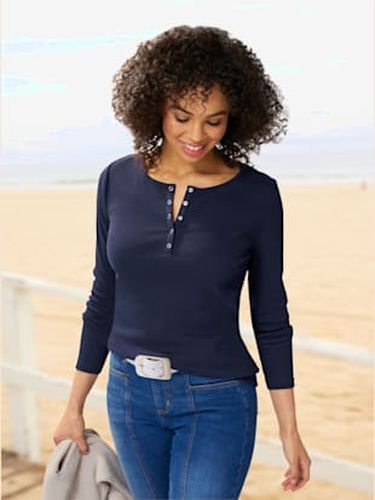 T-shirt à manches longues encolure avec patte de boutonnage - Witt - Modalova