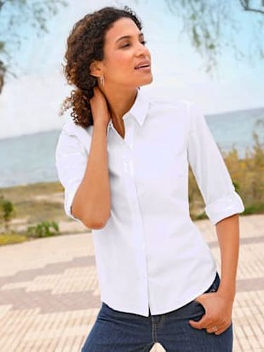 Chemisier à manches longues 50% coton - Collection L - Modalova