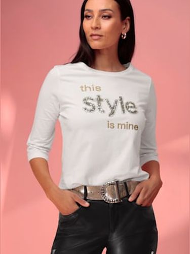 T-shirt à manches 3/4 paillettes brillantes - Witt - Modalova