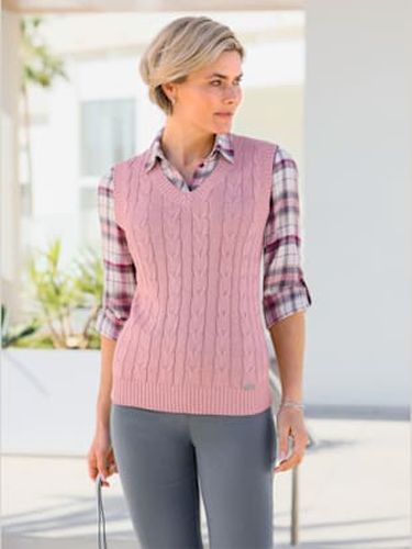 Débardeur en tricot mélange coton-viscose - Collection L - Modalova