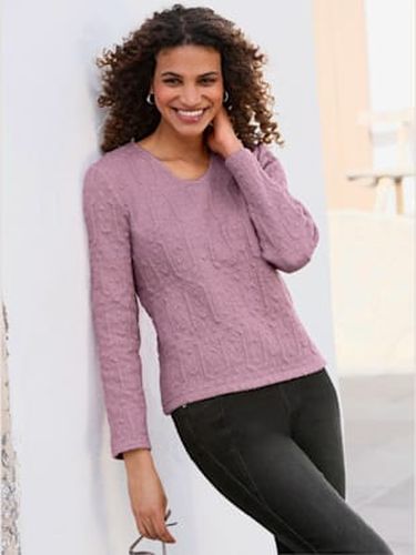 T-shirt à manches longues jacquard en jersey tendance - Collection L - Modalova