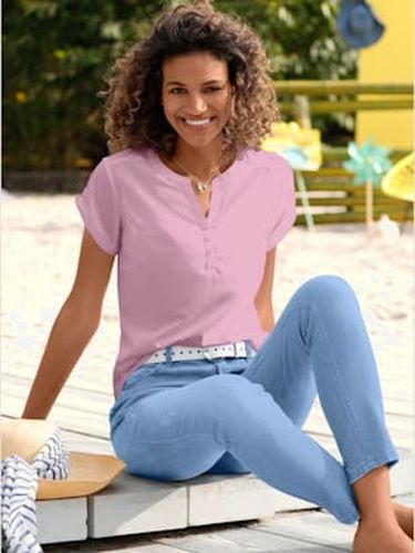 Chemisier à manches courtes pur coton - Collection L - Modalova