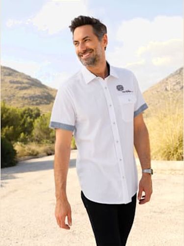 Chemise à manches courtes seersucker à repassage superflu - Catamaran - Modalova