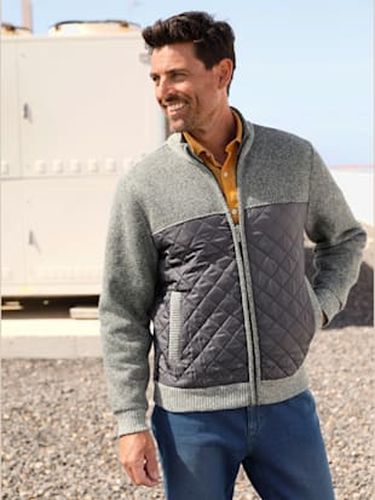 Veste en tricot avec empiècements matelassés - Marco Donati - Modalova