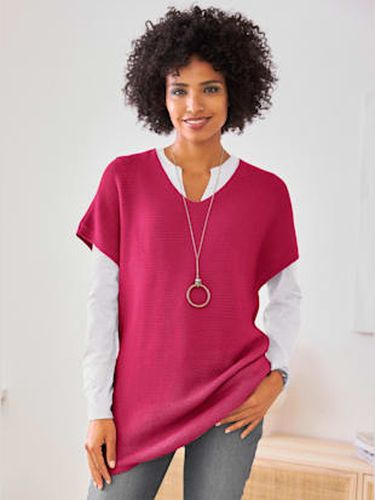 Débardeur long mailles à l'envers tendance - Witt - Modalova