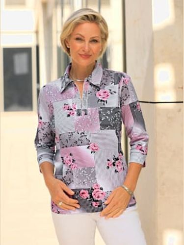 T-shirt à manches 3/4 petites pierres brillantes fantaisie - Witt - Modalova