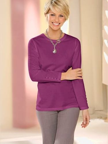 T-shirt à manches longues boutons décoratifs aux manches - Witt - Modalova