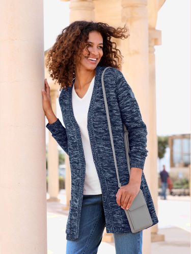 Veste en tricot 54% coton - Collection L - Modalova