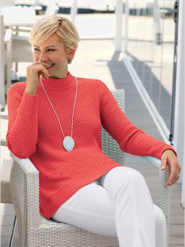 Pull femme très doux effet maillé - Witt - Modalova