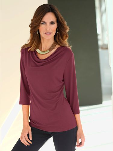 T-shirt souple col bénitier manches 3/4 - Witt - Modalova