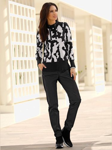 Pull à col montant 50% coton - Witt - Modalova