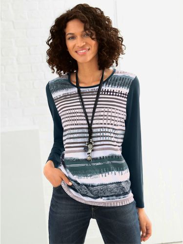T-shirt avec un imprimé tendance et manches longues - Collection L - Modalova