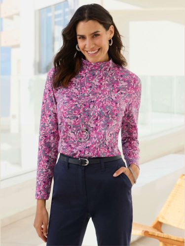 T-shirt à col montant qualité coton doux sur la peau - Witt - Modalova