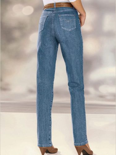 Jean broderie décorative sur les poches arrières - Witt - Modalova