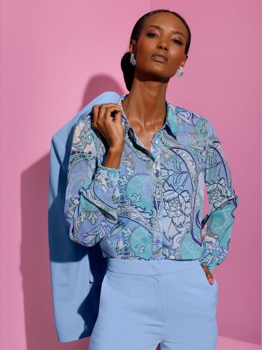 Chemisier en polyester recyclé - Creation L - Modalova