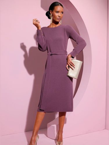 Robe en tricot 30% laine vierge - Creation L - Modalova