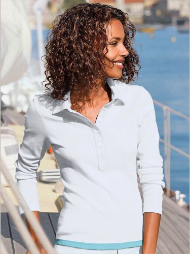 Polo à manches longues pur coton - Witt - Modalova