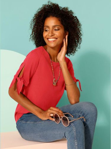 T-shirt à manches courtes lien à nouer la manche - Witt - Modalova