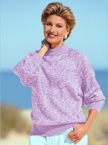 Pull col montant et manches bouffantes - Witt - Modalova