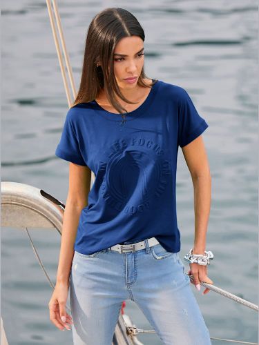 T-shirt à manches courtes imprimé à effet 3d - Witt - Modalova