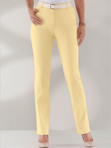 Jean à ceinture élastique chevilles fendues - Witt - Modalova