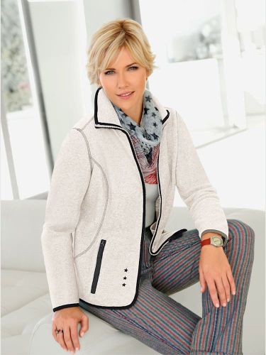 Veste polaire traitement contre les bouloches - Collection L - Modalova