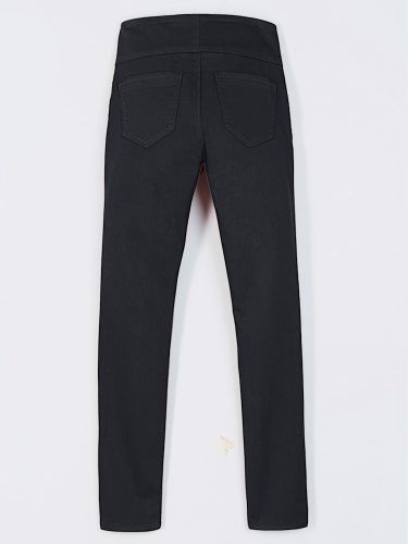 Pantalon avec ceinture large élastique et poches - Collection L - Modalova