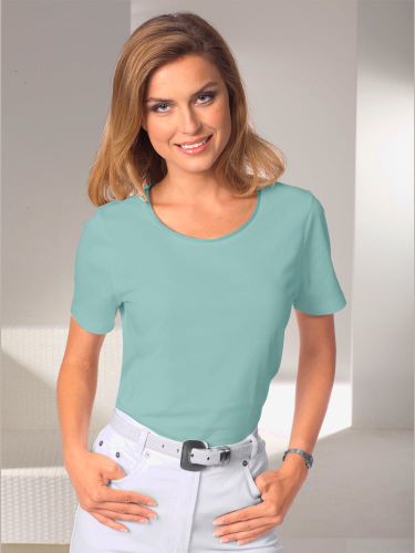T-shirt simple avec effet brillant sur encolure - Witt - Modalova