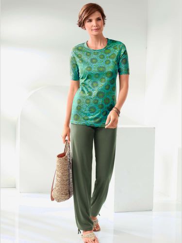 Pantalon en jersey laçage au bas des jambes - Witt - Modalova