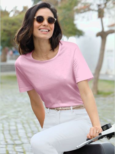 T-shirt à encolure ronde pur coton - Witt - Modalova