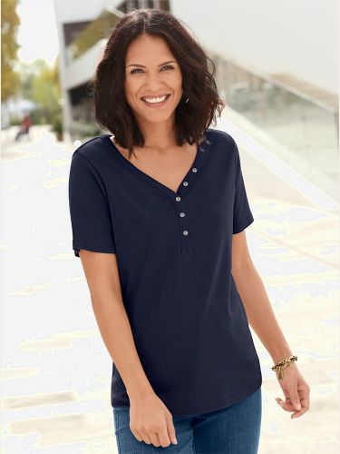 T-shirt à manches courtes avec coton - Collection L - Modalova