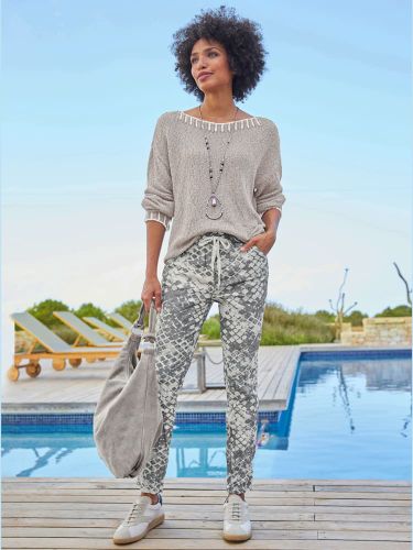 Pull encolure ronde détails contrastés - Witt - Modalova