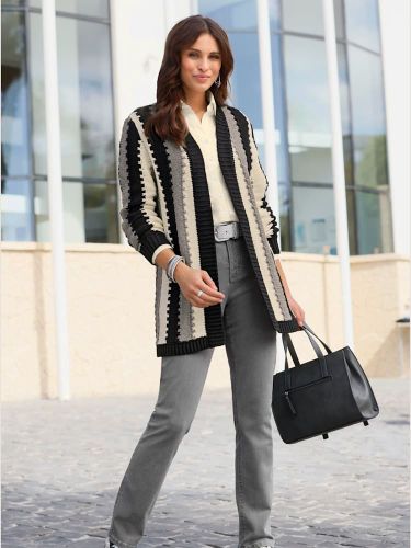 Veste longue en tricot 100% coton - Witt - Modalova