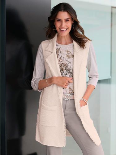 Gilet en tricot 50% coton - Witt - Modalova